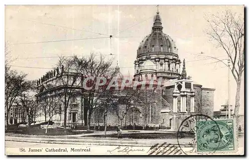 Ansichtskarte AK St James Cathedral Montreal