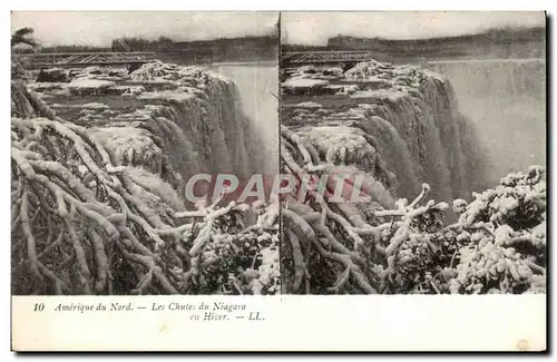 Cartes postales Amerique du Nort Les Chutes du Niagara en Hiver