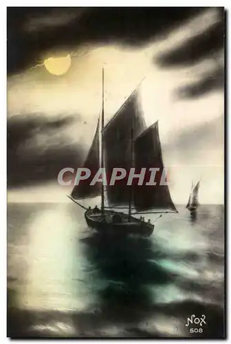 Bateau - Boat - sail boat - voilier - Ansichtskarte AK