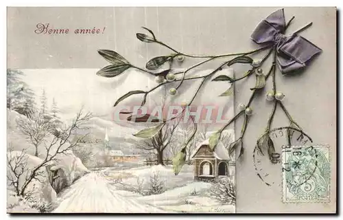 Fetes - Voeux - Bonne Annee - snowy day - Cartes postales