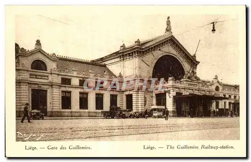 Belgium - Belgique - Belgien - Liege - Gare des Guillemins - Ansichtskarte AK