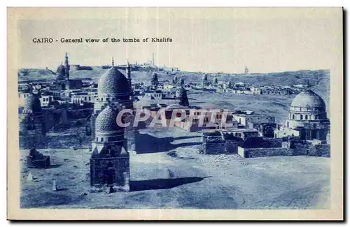 Afrique - Africa - Egypte - Egypt - Cairo - General View - Tomb of Khalife - Ansichtskarte AK