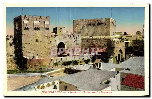 Israel - Jerusalem - Cour de Davis et Hippicus - Ansichtskarte AK