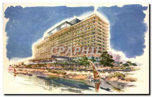 Moderne Karte Egypte Egypt Cairo Le Caire A Hilton Hotel