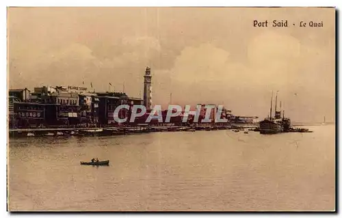 Afrique - Africa - Egypte - Egypt - Port Said - Le Quai - Cartes postales