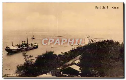 Afrique - Africa - Egypte - Egypt - Port Said - Canal - Cartes postales