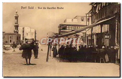 Afrique - Africa - Egypte - Egypt - Port Said - Vue du Quartier Arabe - Ansichtskarte AK