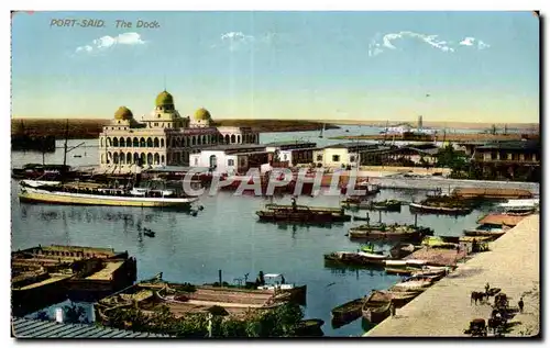 Afrique - Africa - Egypte - Egypt - Port Said - Le Dock - Ansichtskarte AK