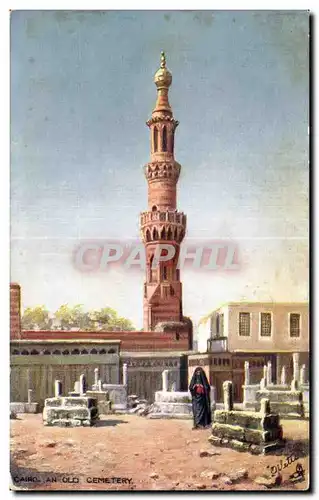 Afrique - Africa - Egypte - Egypt - Caire - Cairo - An old cemetary - Ansichtskarte AK