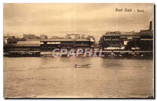 Afrique - Africa - Egypte - Egypt - Port Said - Quai - Cartes postales