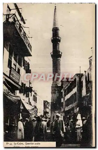 Cartes postales Egypt Egypte Cairo Quartier arabe