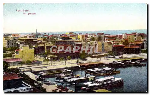 Cartes postales Egypt Egypte Port Said Vue generale