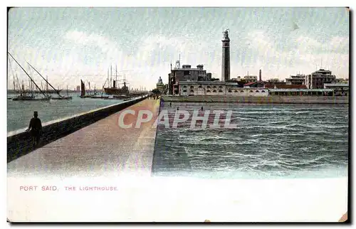 Ansichtskarte AK Egypt Egypte Port Said Phare Lighthouse