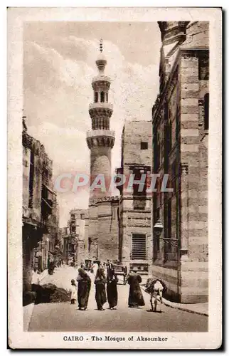 Ansichtskarte AK Egypt Egypte Le Caire Cairo The mosque of Aksounkor