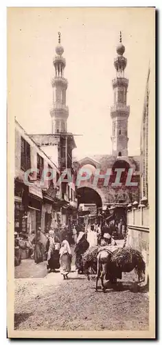 Cartes postales Egypt Egypte Le Caire Un coin de la ville arabe