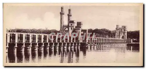 Cartes postales Egypt Egypte Barrege du delta Bras d Alexandrie