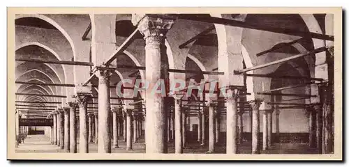 Ansichtskarte AK Egypt Egypte Le Caire Interieur de la mosquee d Amru