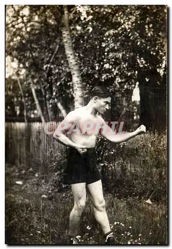 CARTE PHOTO Sport Boxe Boxing Boxeur a Rochefort