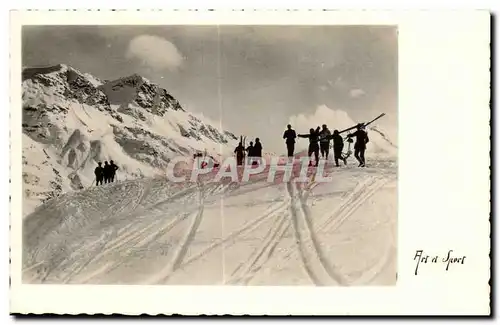 Cartes postales Les sports d hiver Le ski