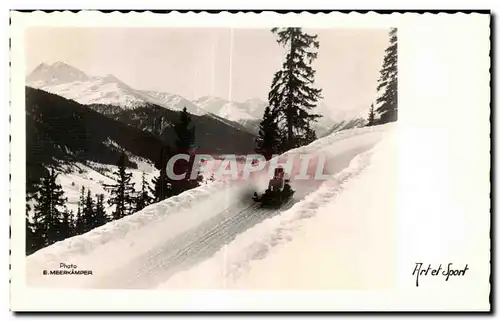 Cartes postales Les sports d hiver La luge