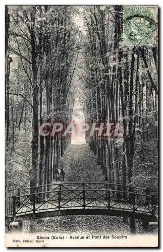 Cartes postales Gisors Avenue et pont des soupirs