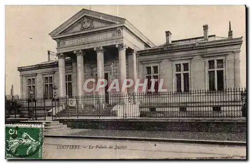 Ansichtskarte AK Louviers Le palais de justice