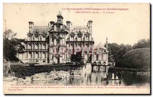 Cartes postales Beaumesnil le chateau