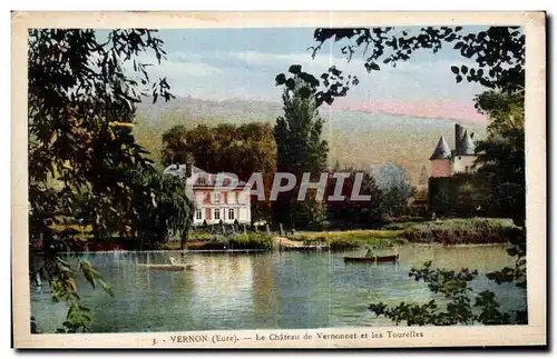 Cartes postales Vernon Le chateau de Vernonnet et les Tourelles
