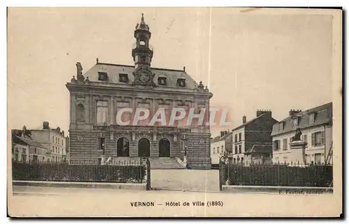 Cartes postales Vernon Hotel de ville