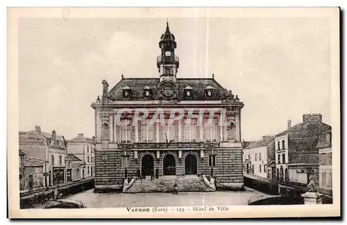 Cartes postales Vernon Hotel de ville