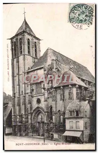 Ansichtskarte AK Pont Audemer Eglise St Ouen