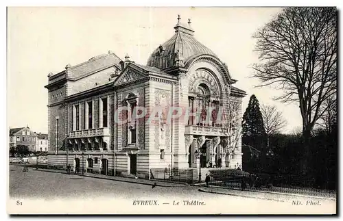 Cartes postales Evreux Le theatre