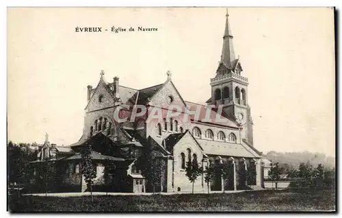 Ansichtskarte AK Evreux Eglise de Navarre