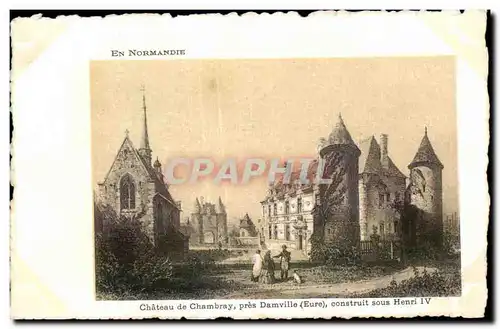 Cartes postales Chateau de Chambray pres Dambille construit sous Henri IV