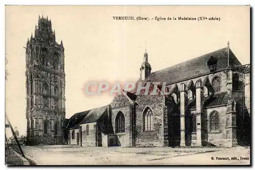 Cartes postales Verneuil Eglise de la Madeleine