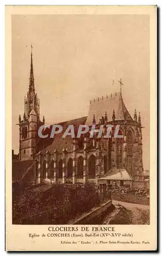 Cartes postales Eglise de Conches