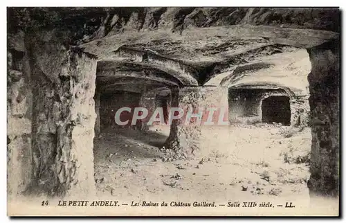 Ansichtskarte AK le petit Andely Les ruines du chateau Gaillard