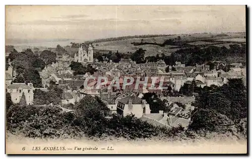 Cartes postales les Andelys Vue genrale