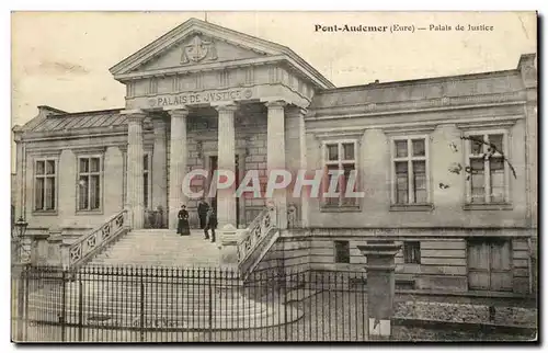 Cartes postales Pont Audemer Palais de justice