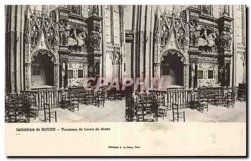 Cartes postales Cathedrale de Rouen Tombeau de Louis de Breze