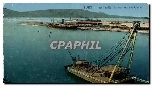 Afrique - Africa - Egypte - Egypt - Port Said - A View on the Suez Canal - Cartes postales