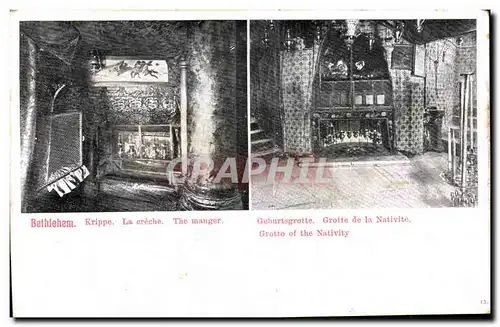 Israel - Bethlehem - Krippe - La Creche - The Manger - Cartes postales
