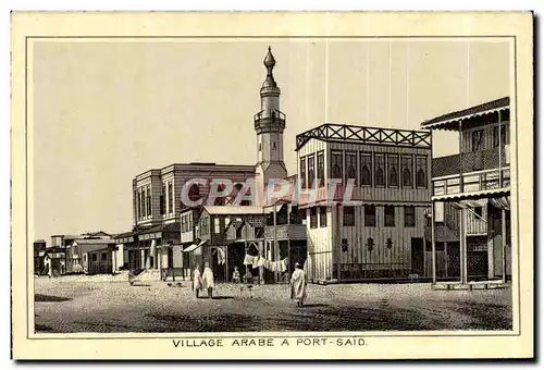 Afrique - Africa - Egypte - Egypt - Village Arabe - Port Said - Cartes postales