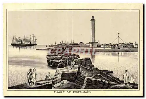 Ansichtskarte AK Phare De Port Said Egupt Egypte