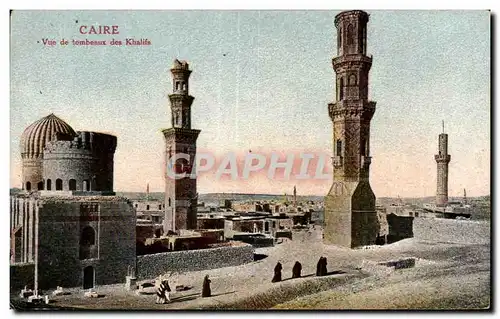 Ansichtskarte AK Caire Vue de Tombeaux des Khalife Egypt Egypte