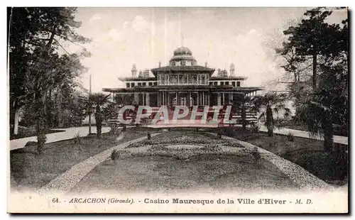 Cartes postales Arcachon Casino Mauresque de la Ville d Hiver