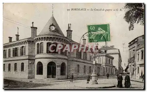 Cartes postales Bordeaux Le Conseil de guerre