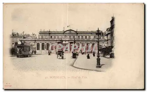 Cartes postales Bordeaux Hotel de Ville