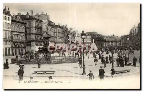 Cartes postales Bordeaux Allees de Tourny