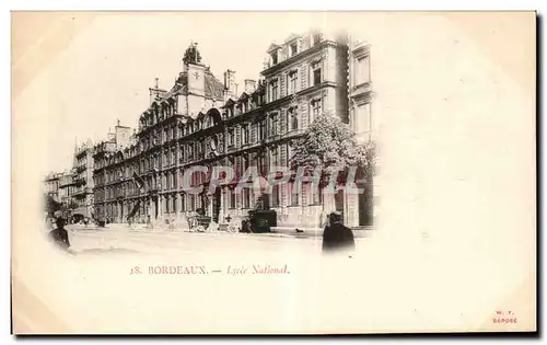 Cartes postales Bordeaux Lycee National